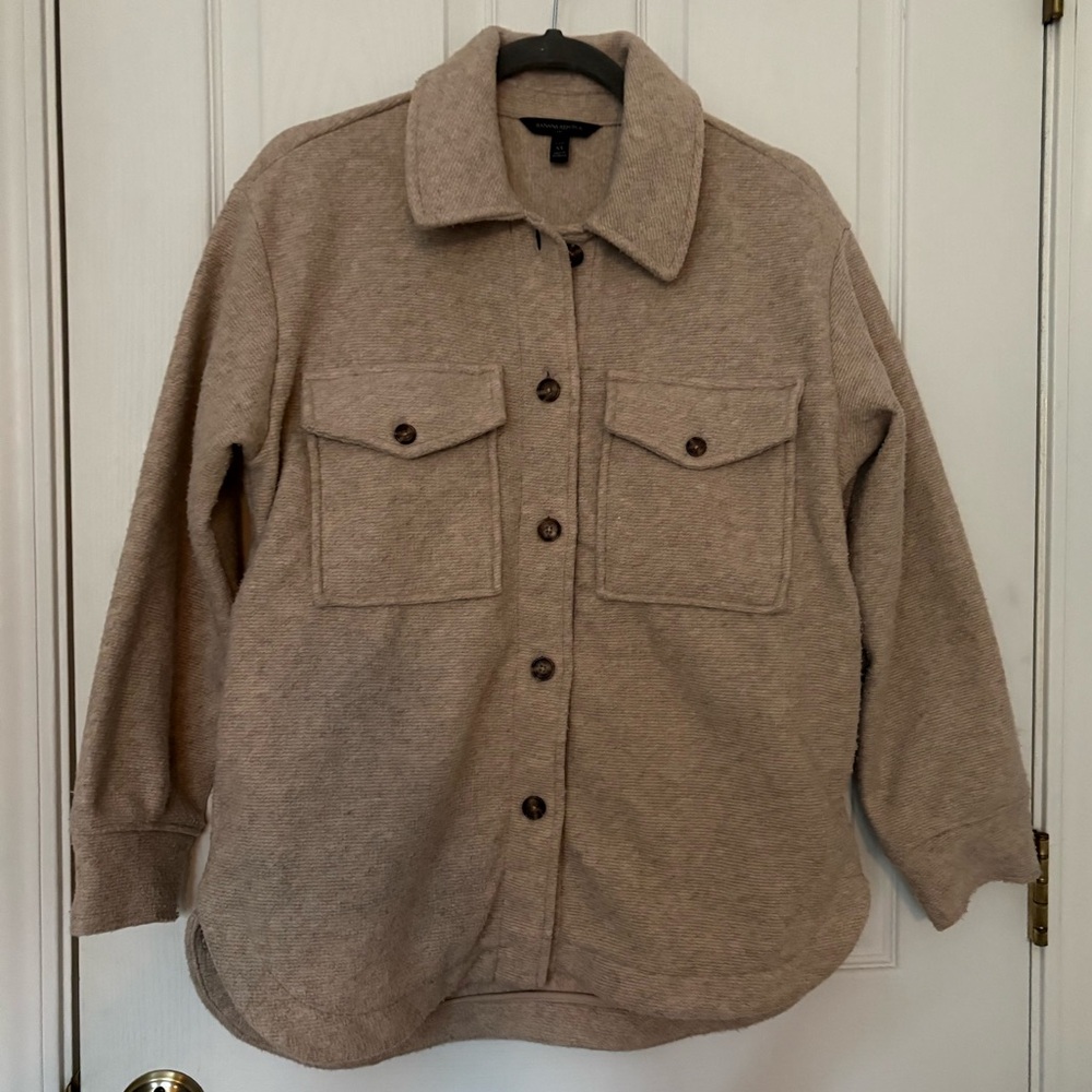 Banana Republic Beige Utility Jacket